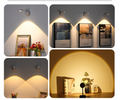 YIDMORE  Rechargeable LED Wall/Desk Lamp - 2-in-1 Adjustable Spotlight 