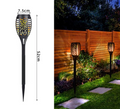 YIDMORE  Solar LED Flame Torch Light - Waterproof Garden Pathway Lamp
