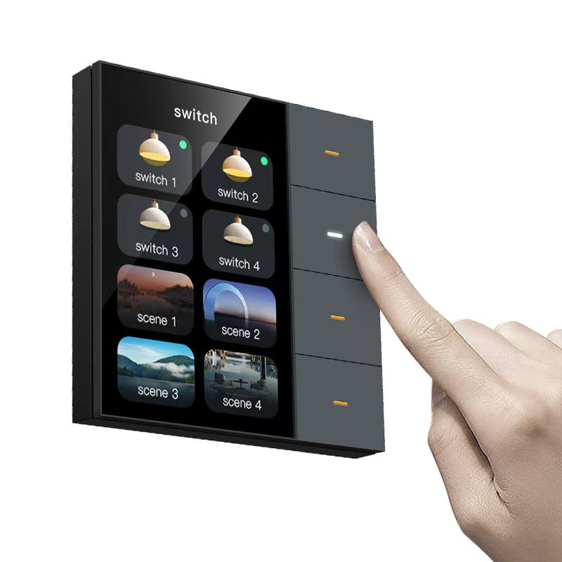 YIDMORE  Smart Touch-Screen Scene Control Switch Panel - Multi-Switch 
